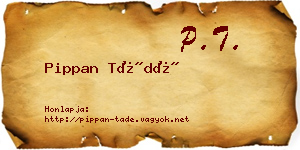 Pippan Tádé névjegykártya